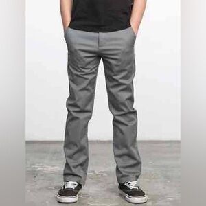 RVCA Kids Gray Casual Pants